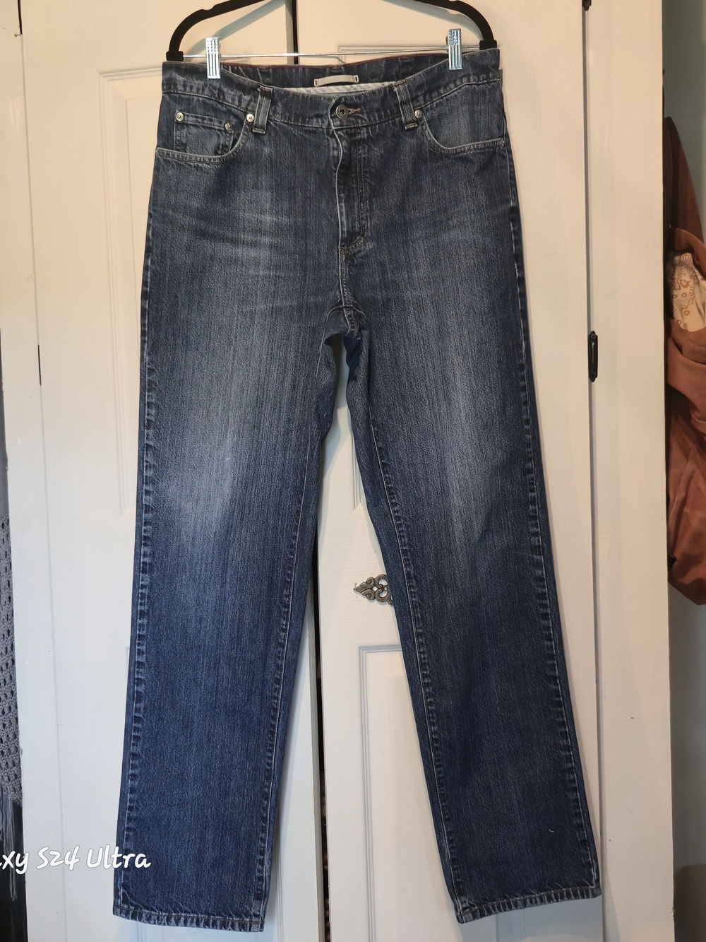 L.L. Bean Men's Straight-Leg Jeans in Faded Blue Wash